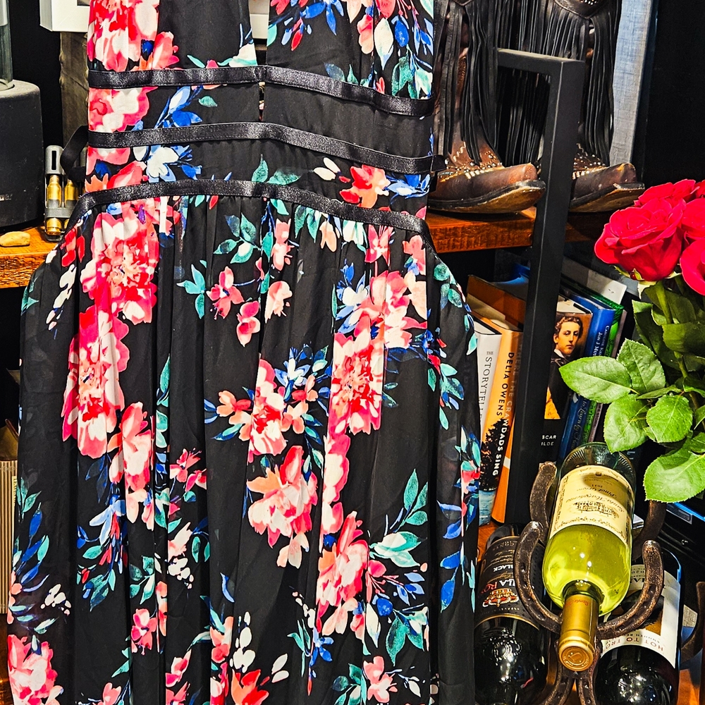 Floral Halter Dress